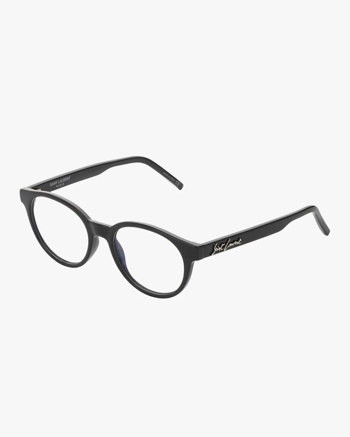 Round Eyeglasses in Black