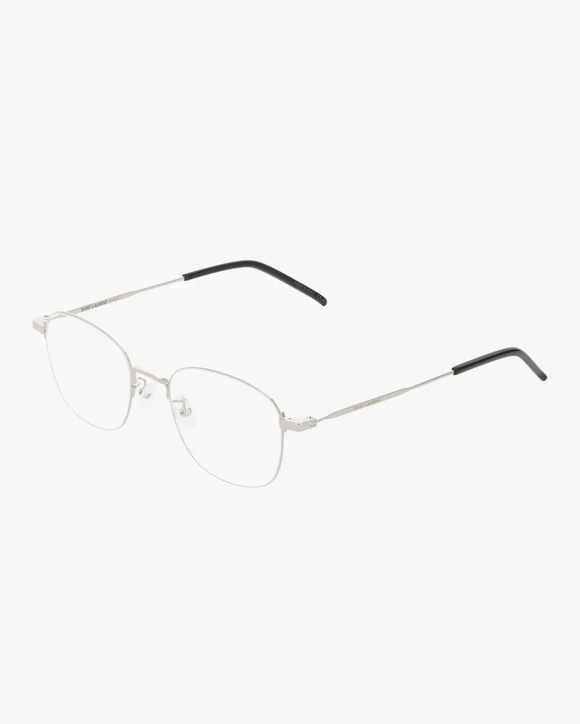 Square Eyeglasses in Silver