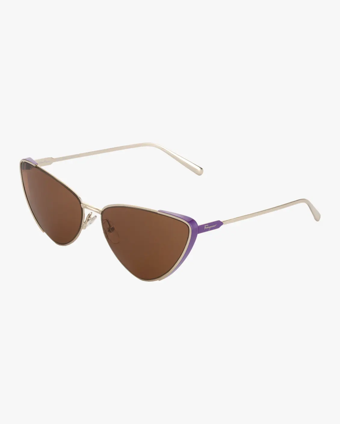 Cat Eye Sunglasses in Gold