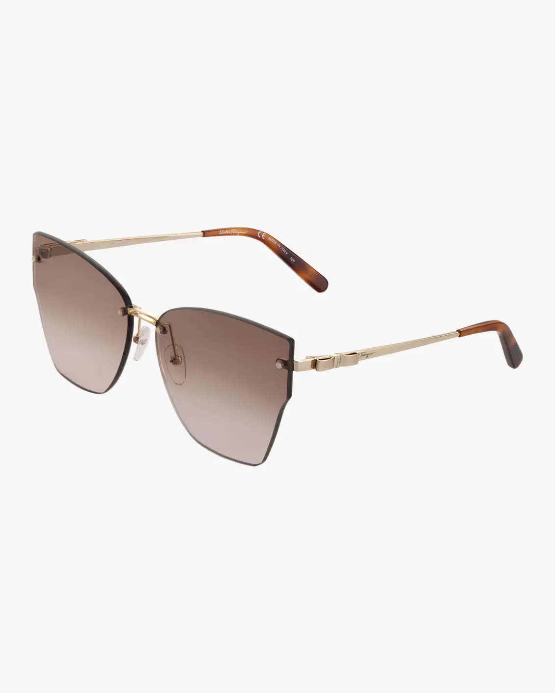 Cat Eye Sunglasses in Gold