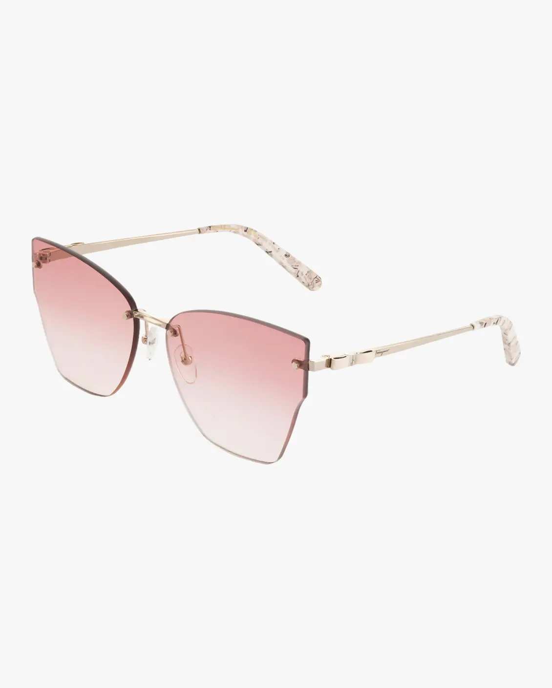 Cat Eye Sunglasses in Gold