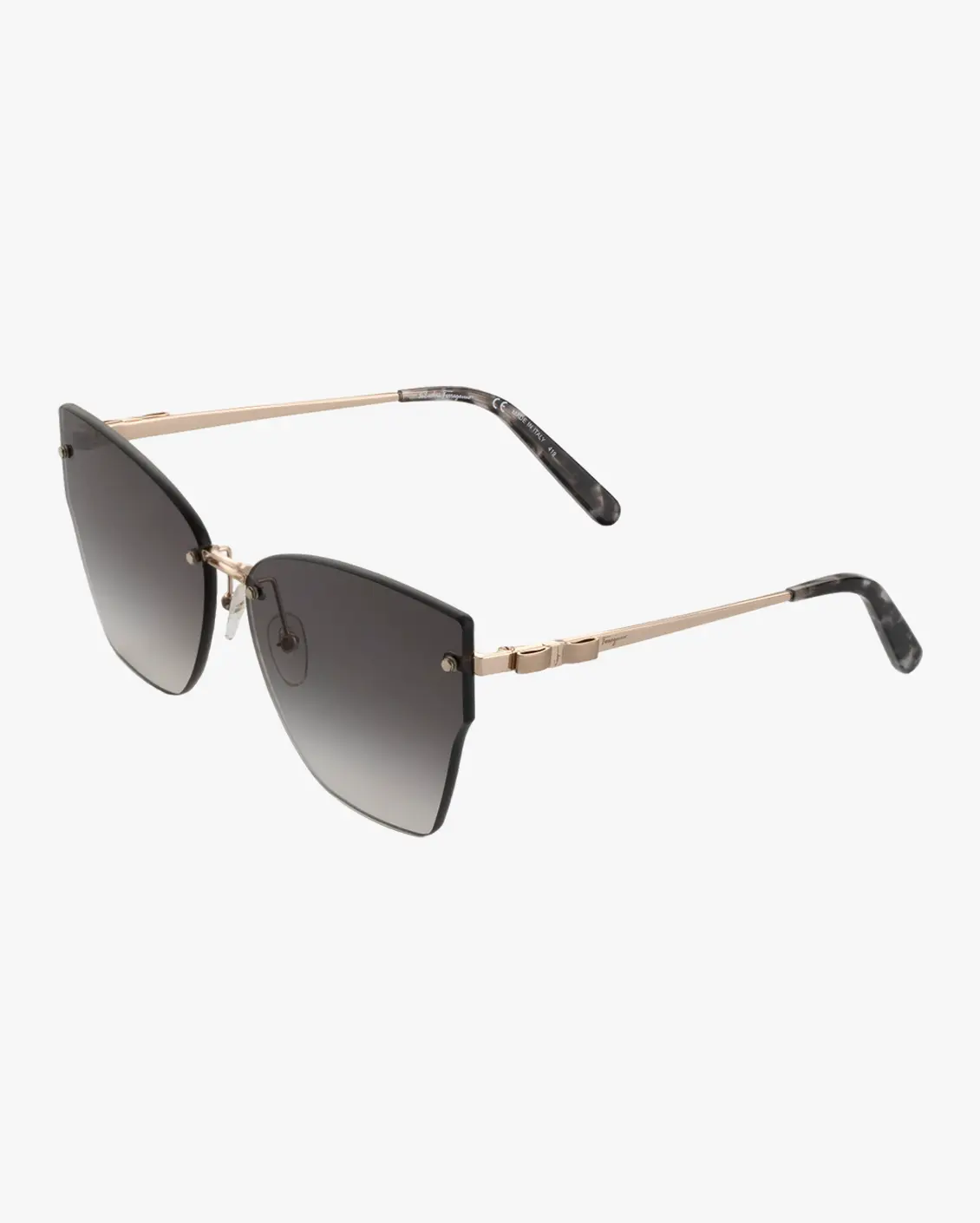 Cat Eye Sunglasses in Gold