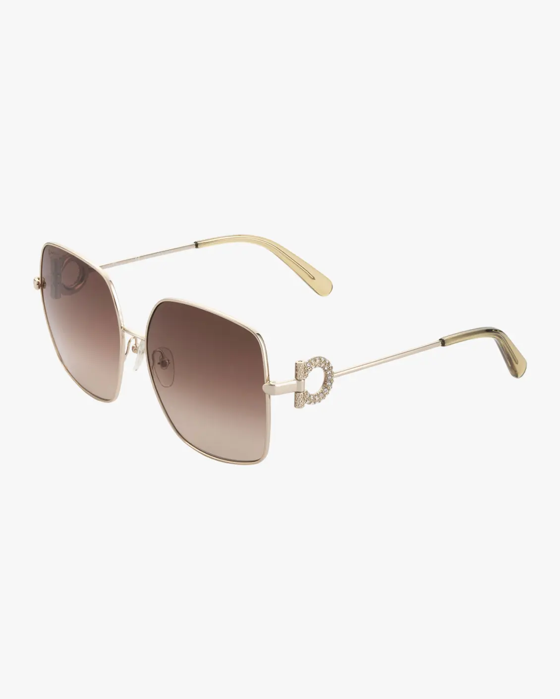 Oval Sunglasses in Gold