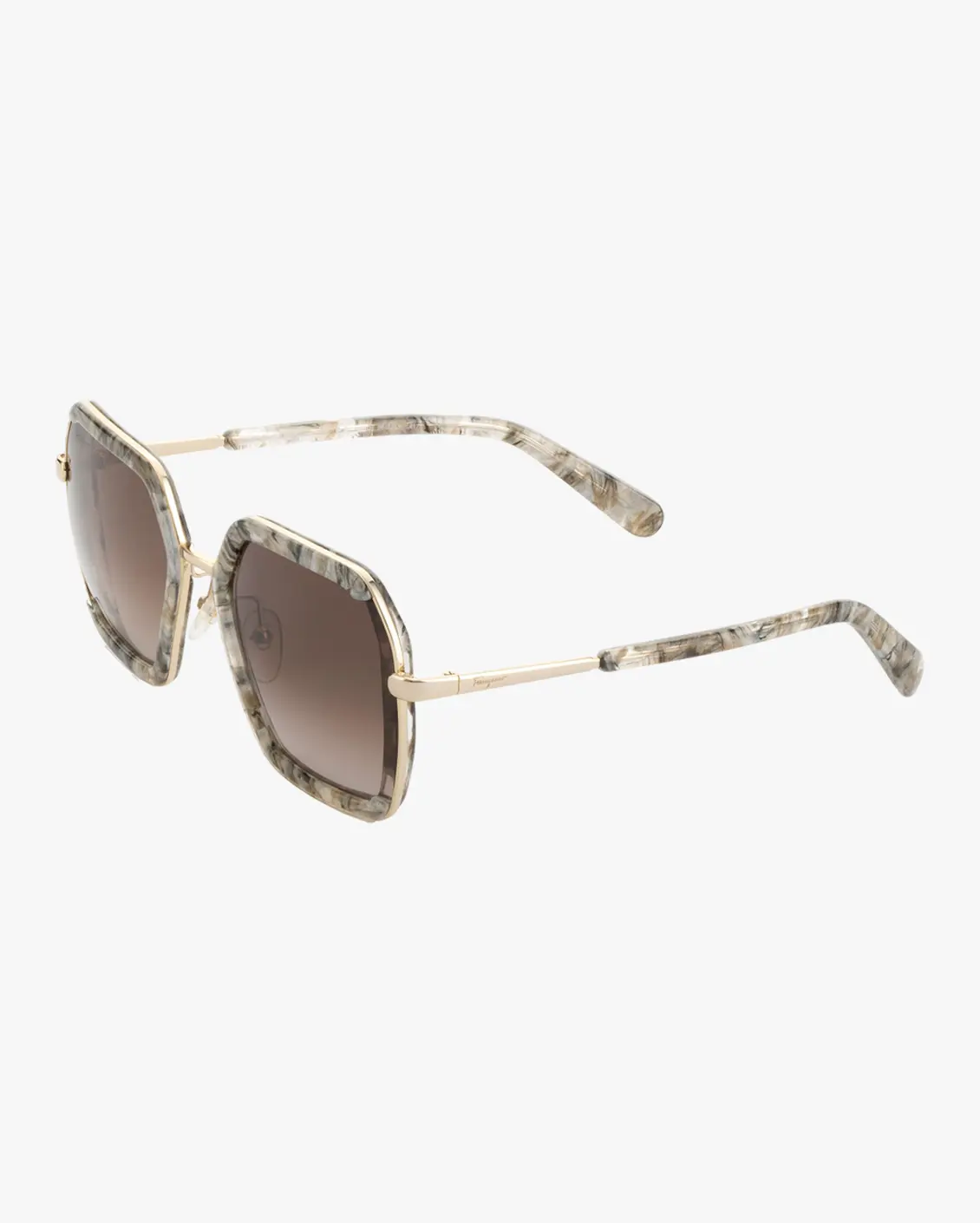 Square Sunglasses in Brown