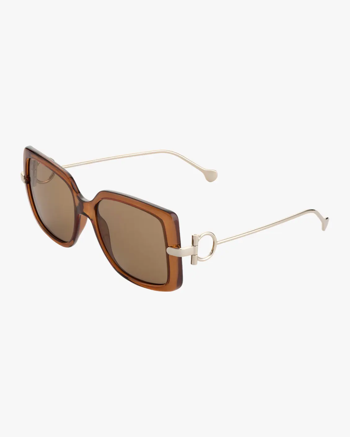 Square Sunglasses in Brown