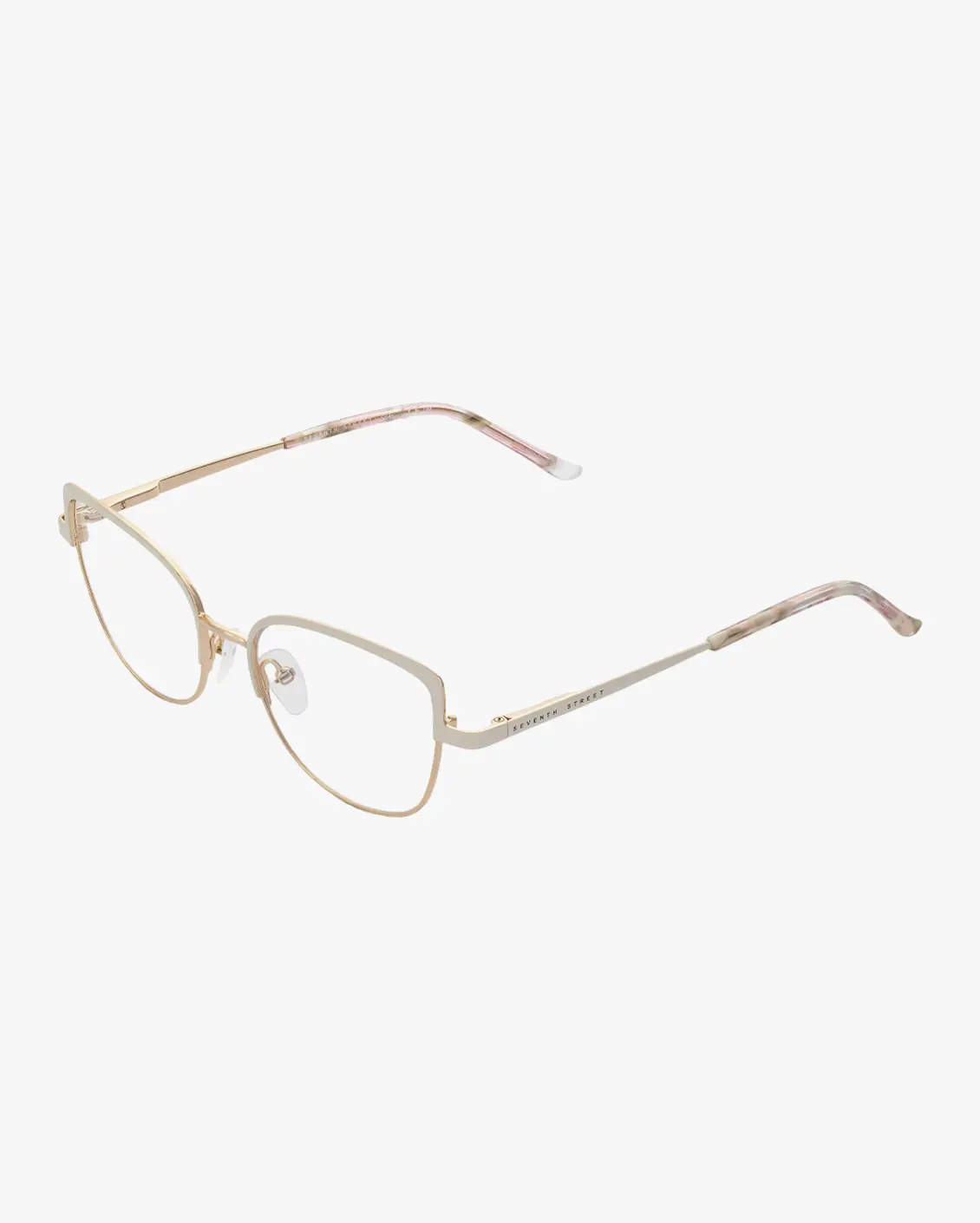 Cat Eye Eyeglasses in Gold