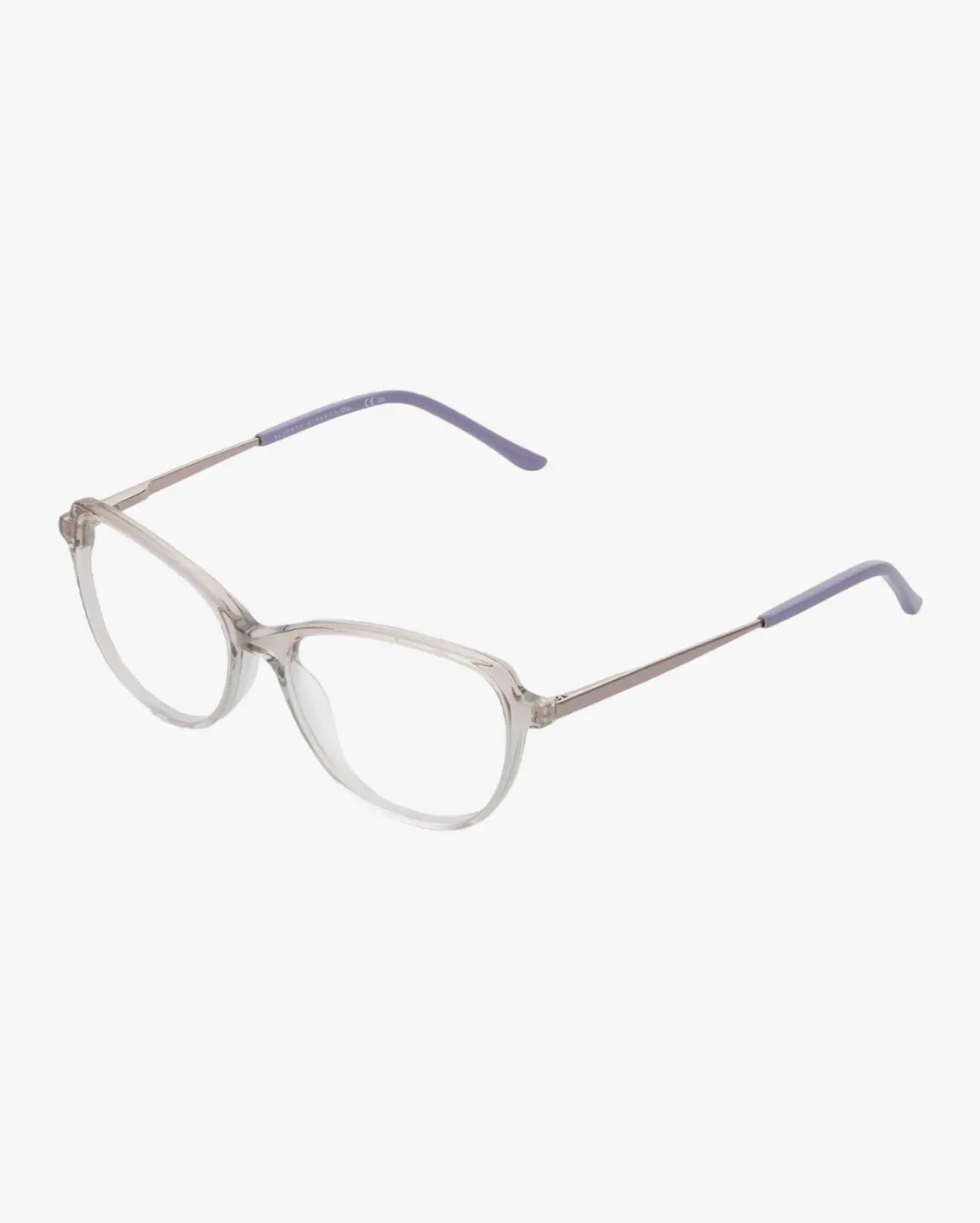 Round Eyeglasses in Silver