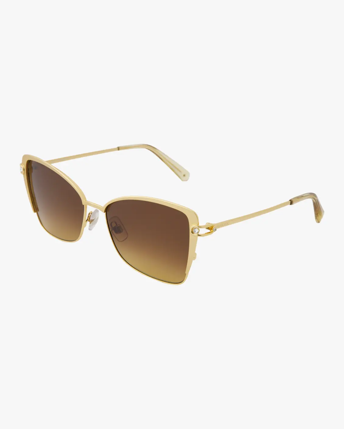 Square Sunglasses in Gold