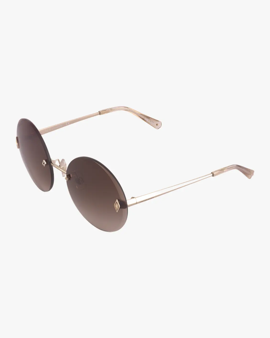 Round Sunglasses in Gold