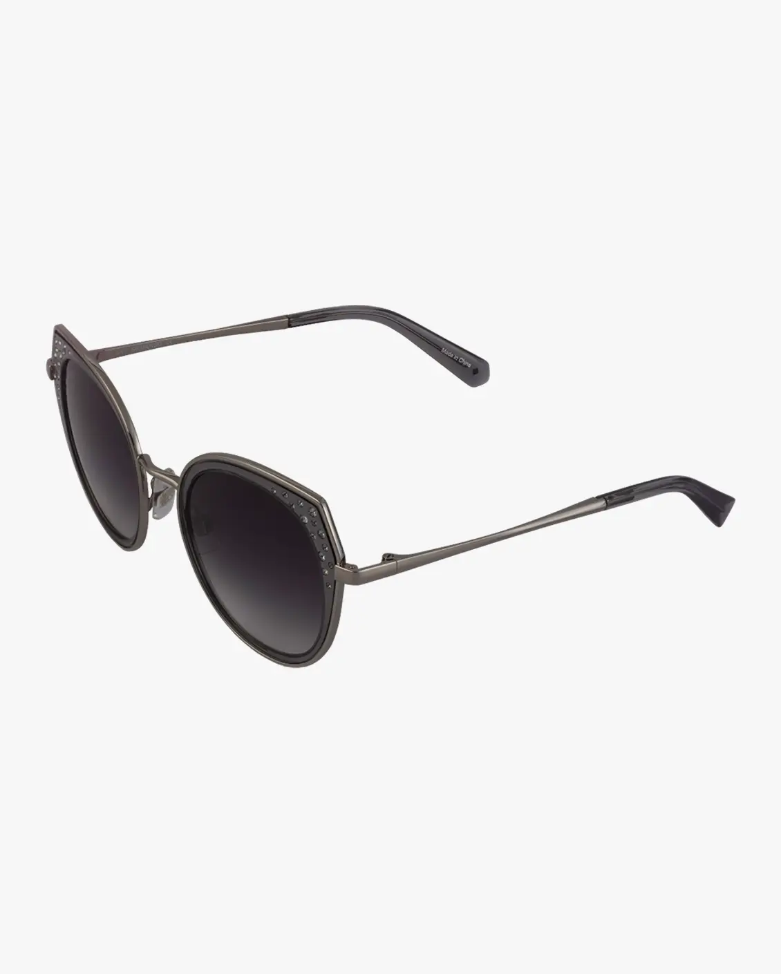 Round Sunglasses in Grey