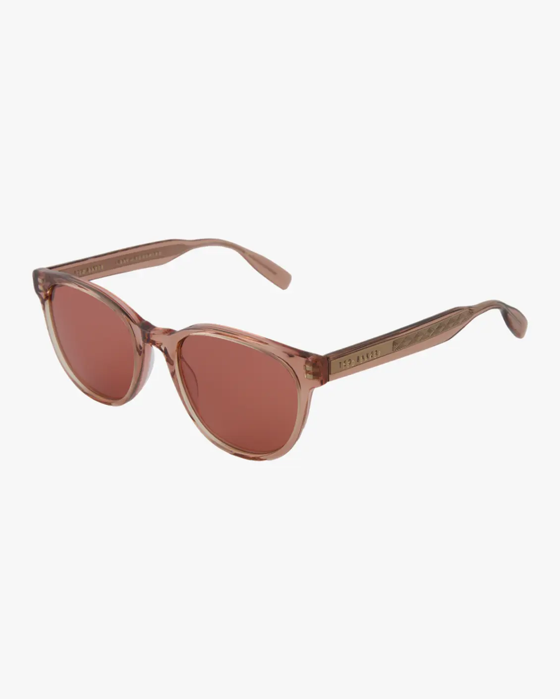 Round Sunglasses in Brown