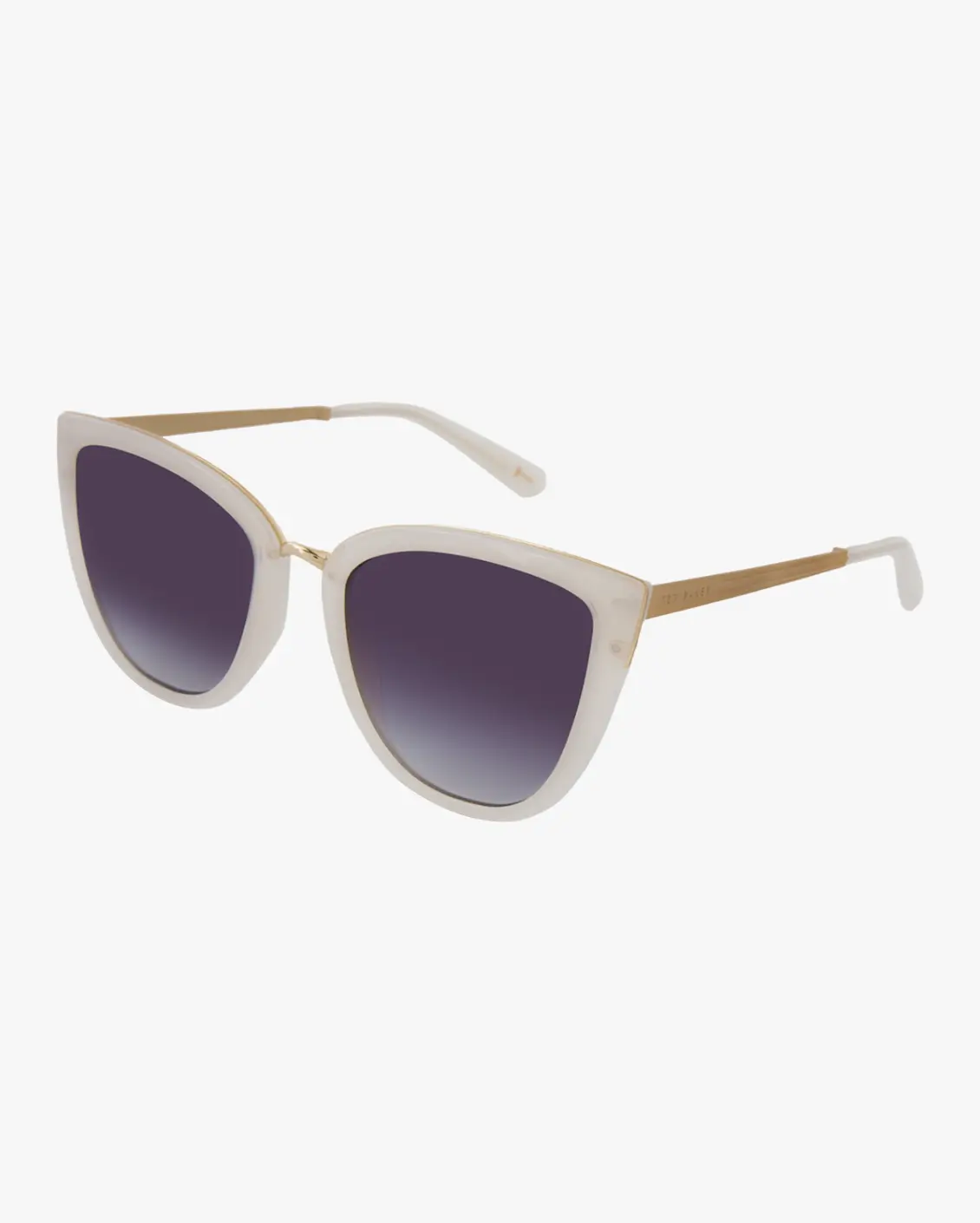 Cat Eye Sunglasses in White