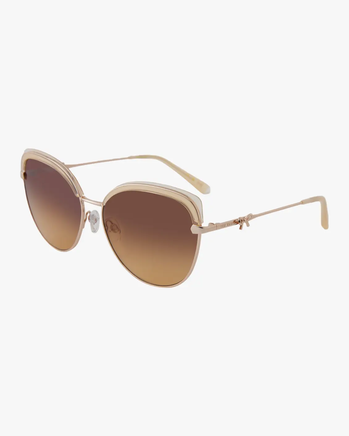 Cat Eye Sunglasses in Gold