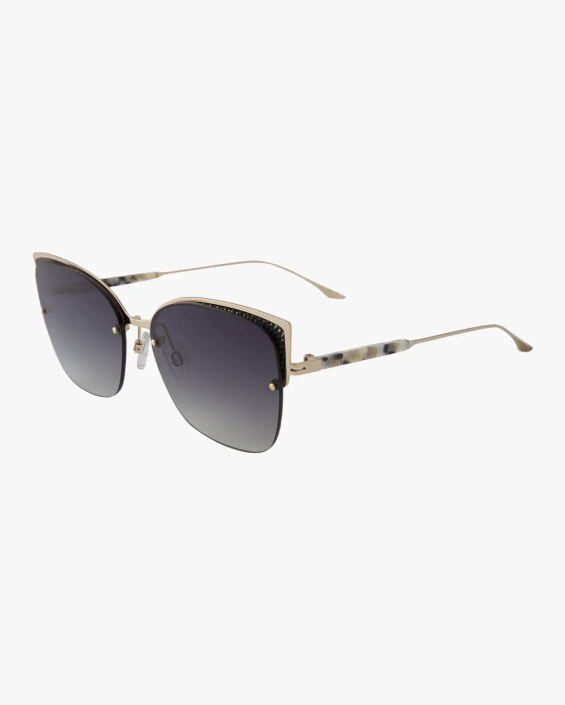 Cat Eye Sunglasses in Silver