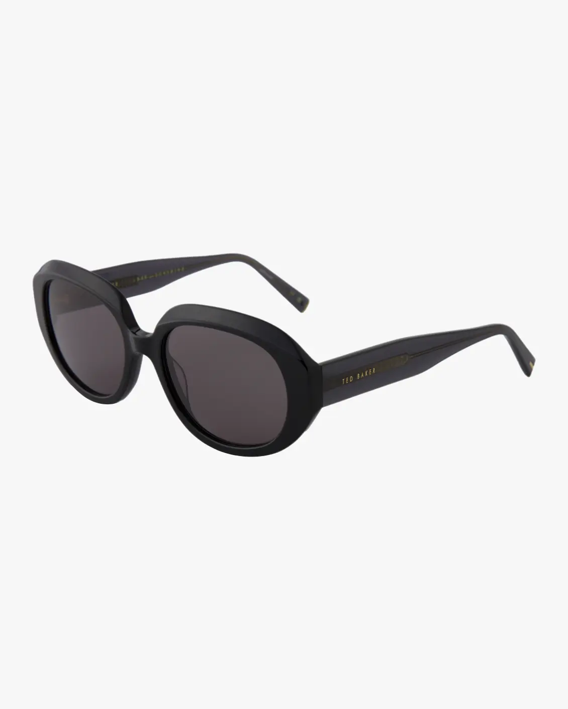 Oval Sunglasses in Black