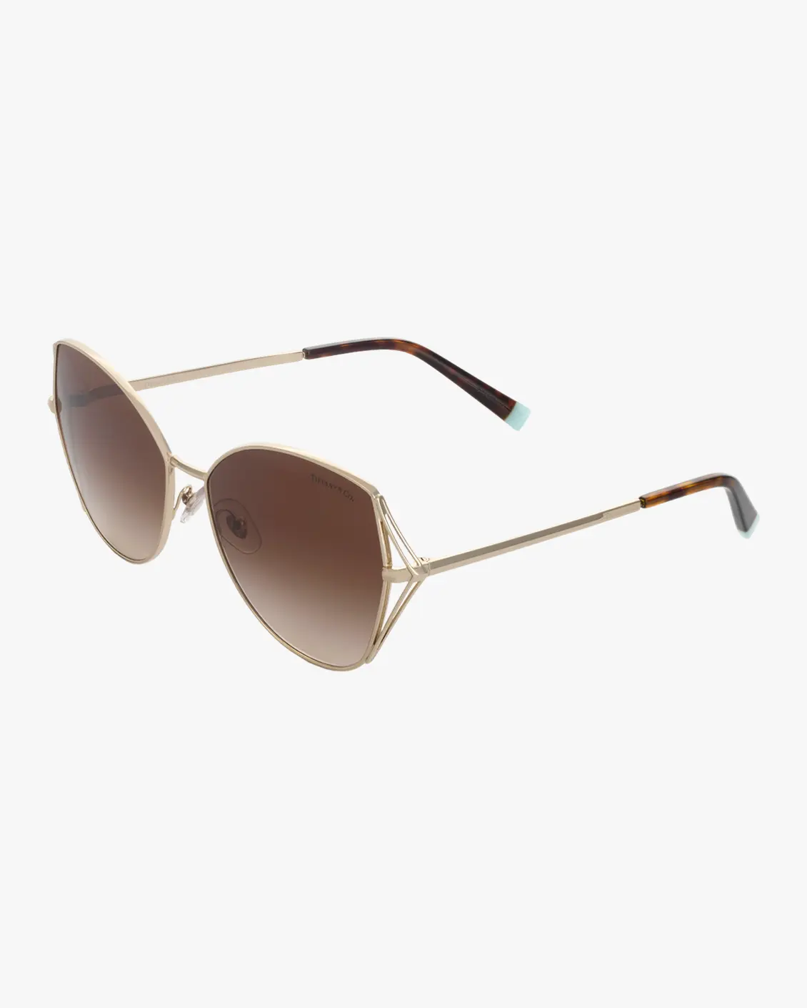 Square Sunglasses in Gold