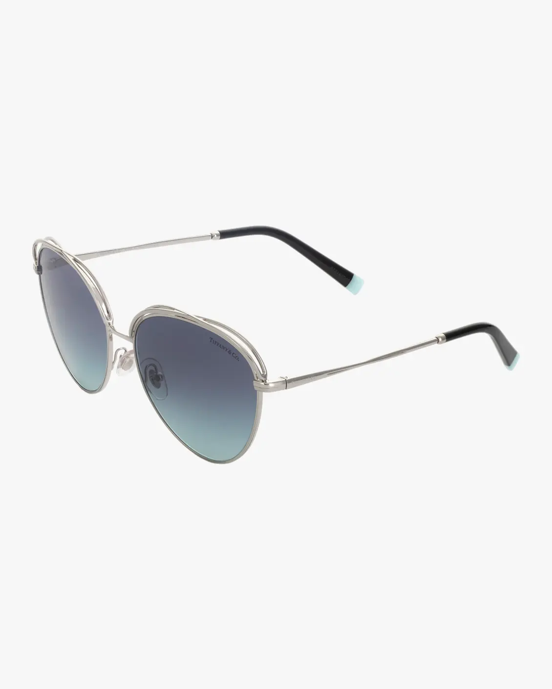 Round Sunglasses in Silver