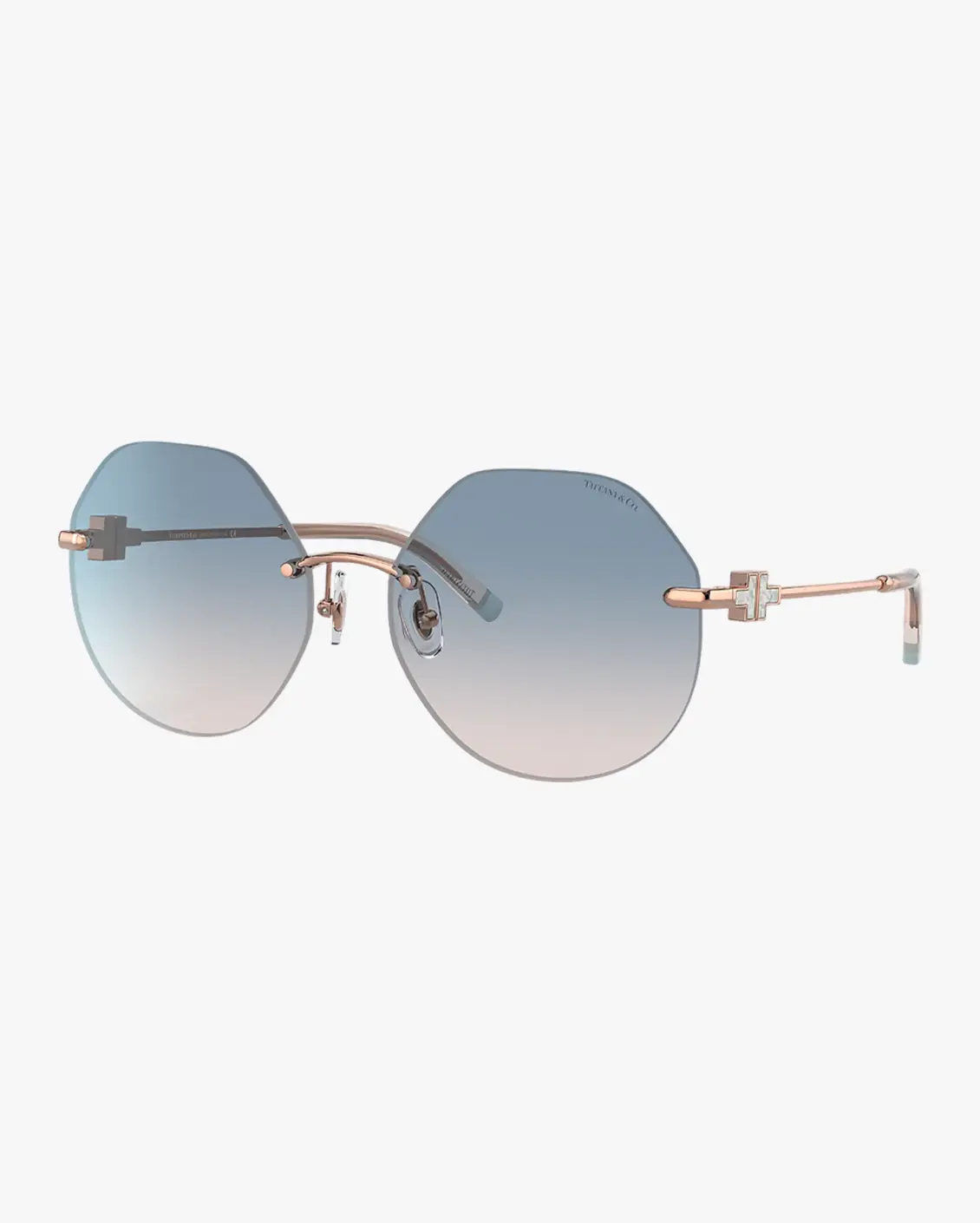 Irregular Sunglasses in Gold