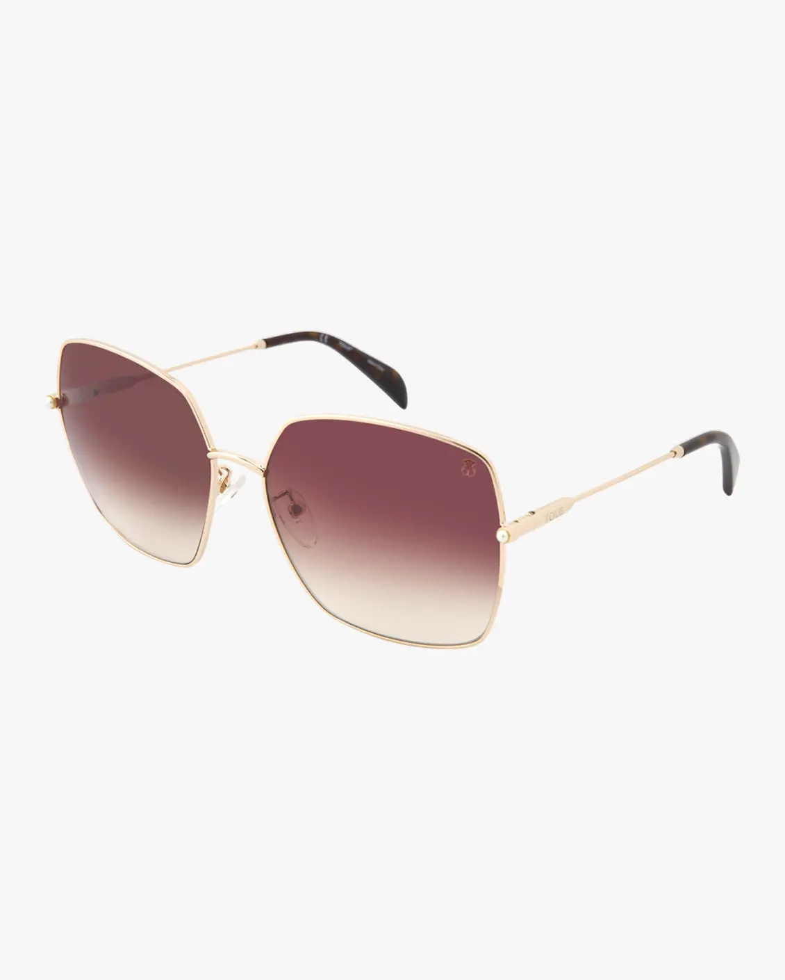 Square Sunglasses in Gold