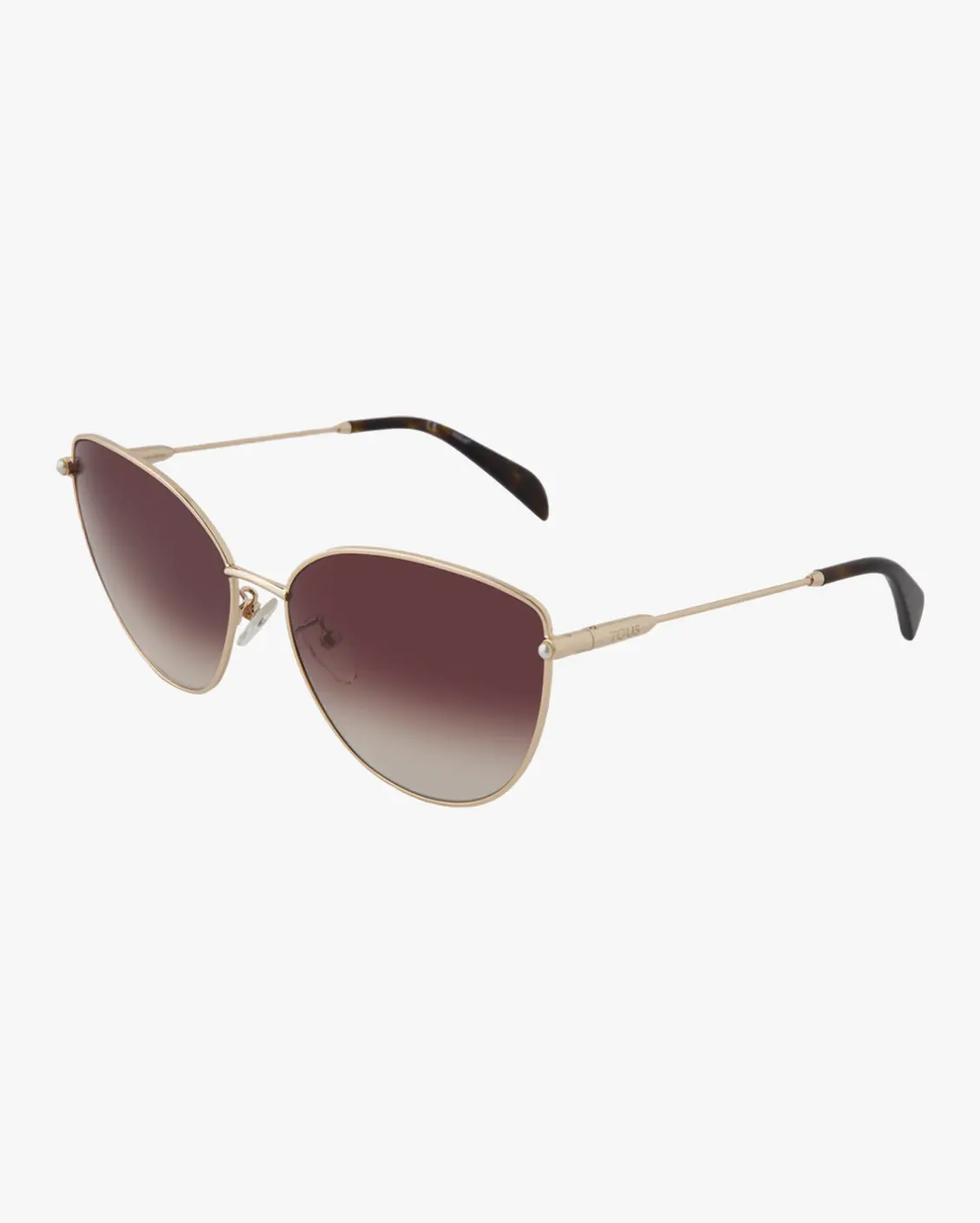 Cat Eye Sunglasses in Gold