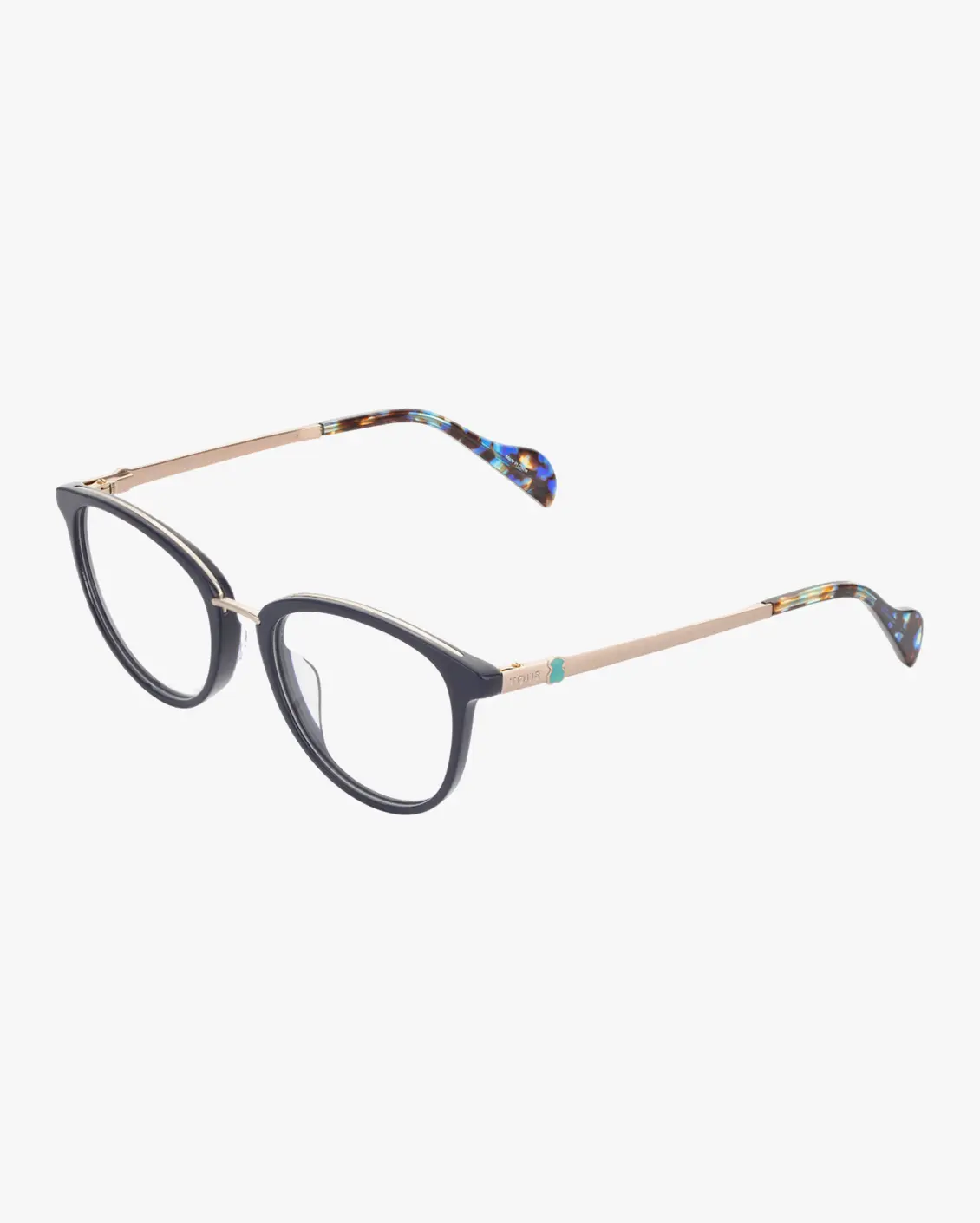 Round Eyeglasses in Black