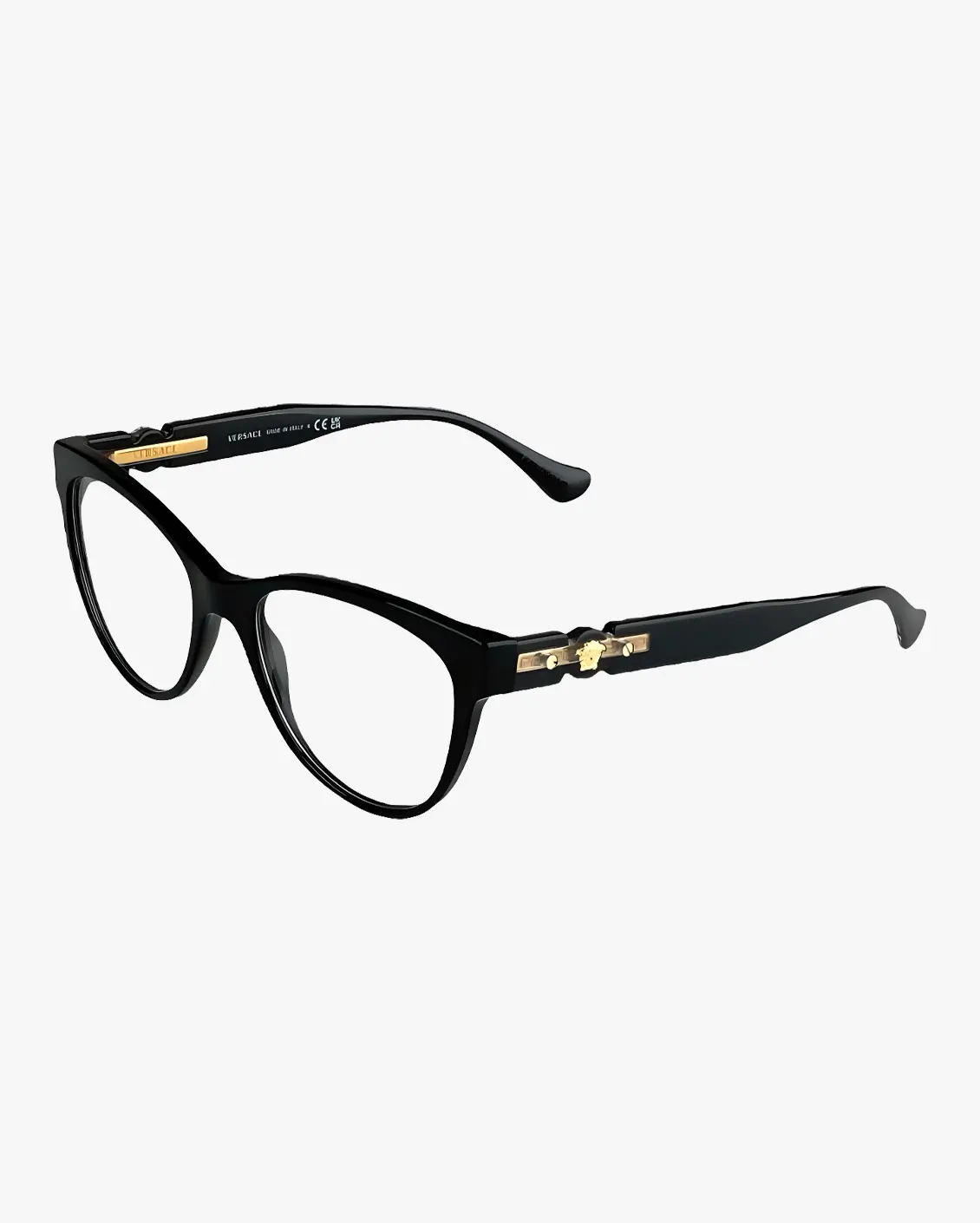 Round Eyeglasses in Black