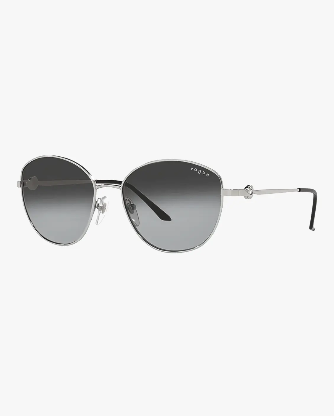 Cat Eye Sunglasses in Silver