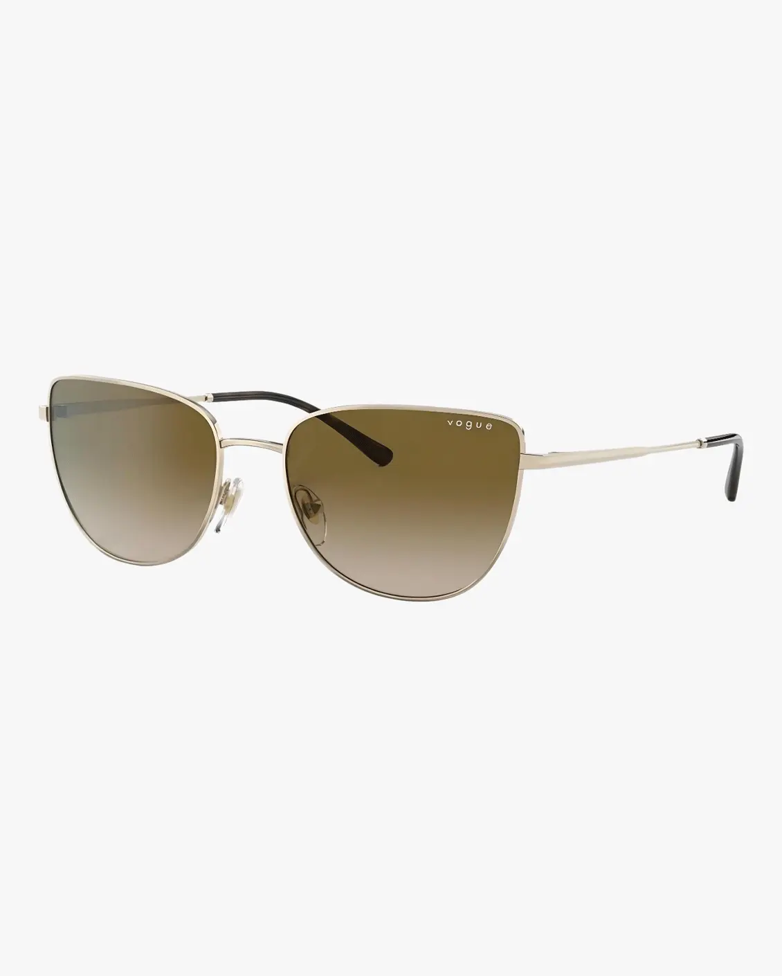 Cat Eye Sunglasses in Gold